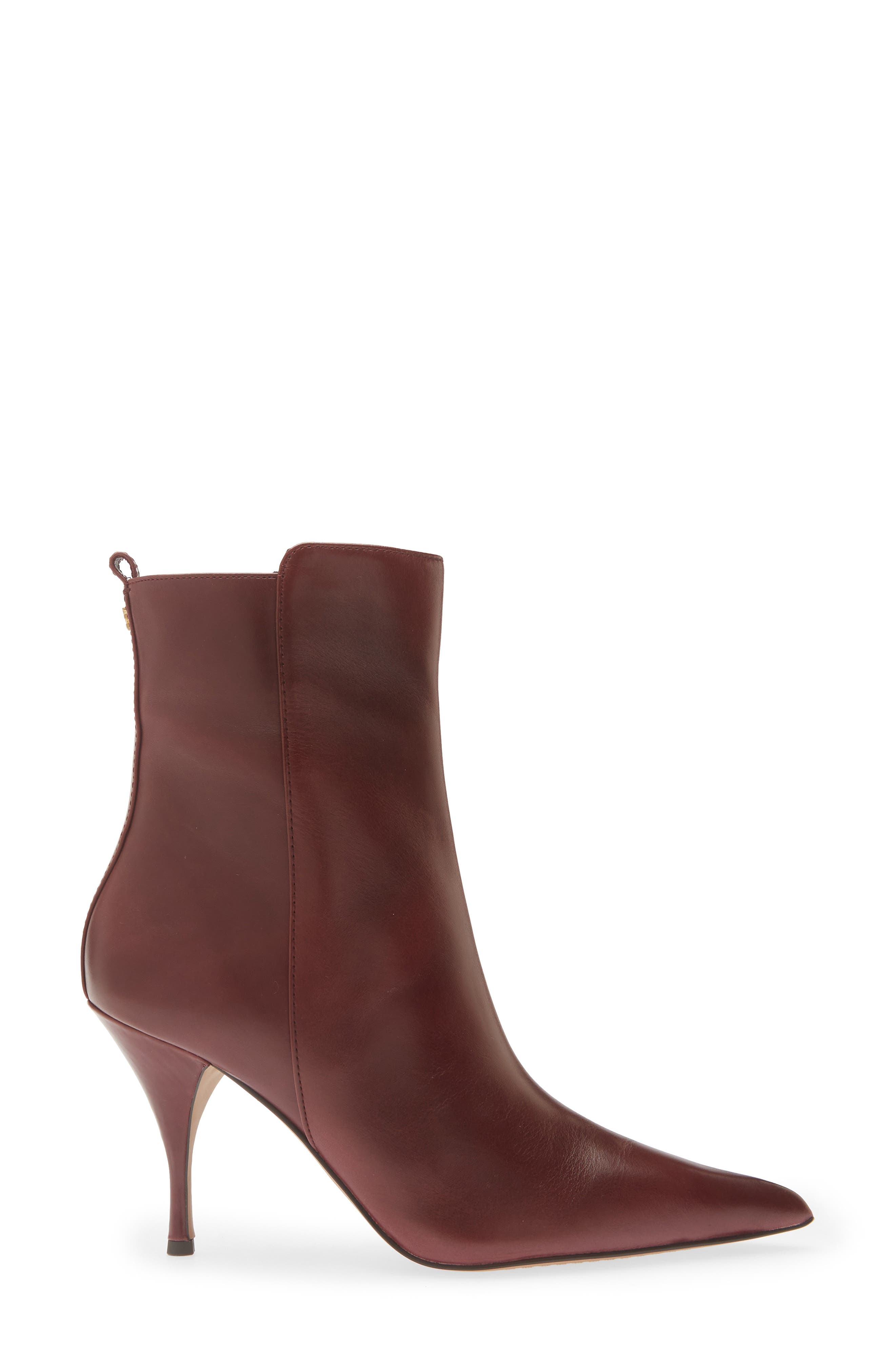 Poise Leather Bootie, Alternate, color, FIREFALL