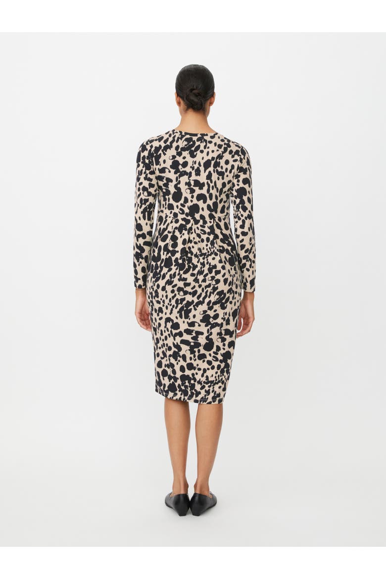 Printed Tunic Dress, Alternate, color, Oxford Tan