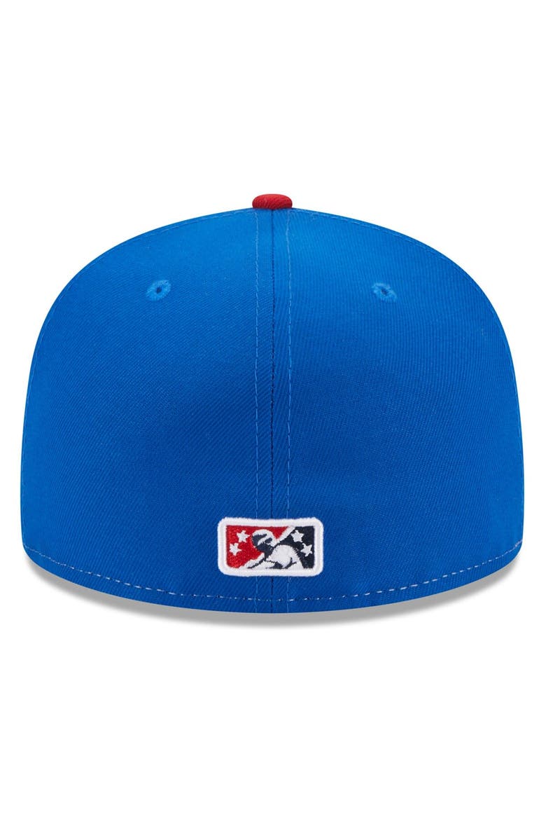 New Era Men's New Era White Fredericksburg Nationals Authentic Collection Alternate Logo 59FIFTY Fitted Hat, Alternate, color, 