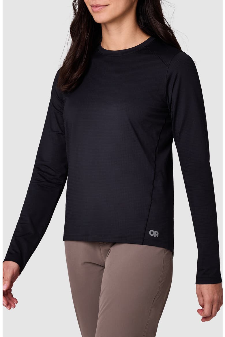 Vigor LT Crew Performance Sweatshirt, Alternate, color, BLACK