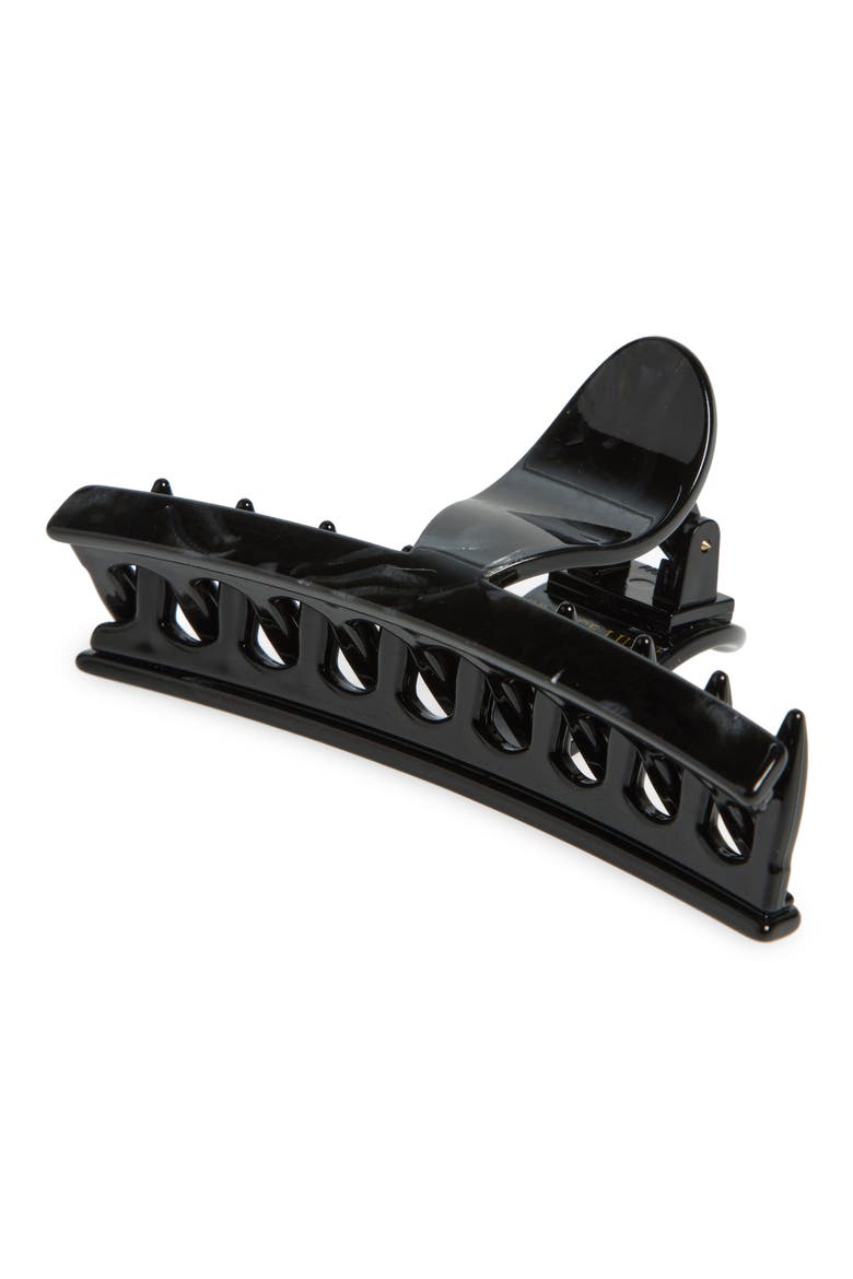 Carrara Classic Slim Claw Clip, Main, color, NACRO BLACK