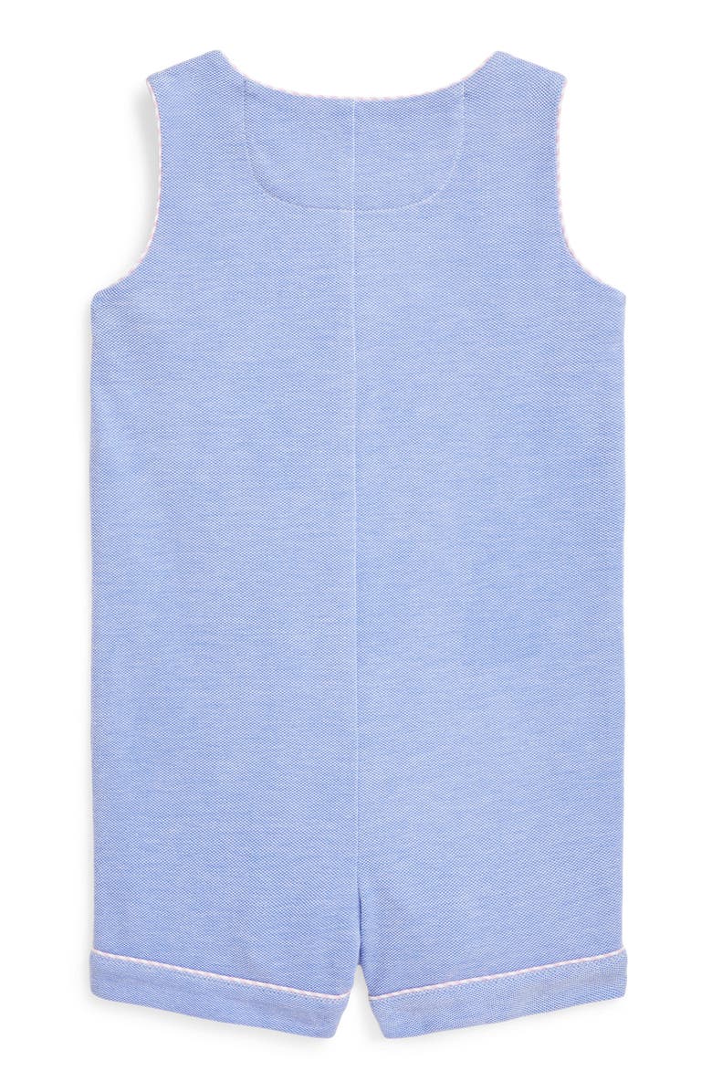 Ralph Lauren Cotton Oxford Romper, Alternate, color, 