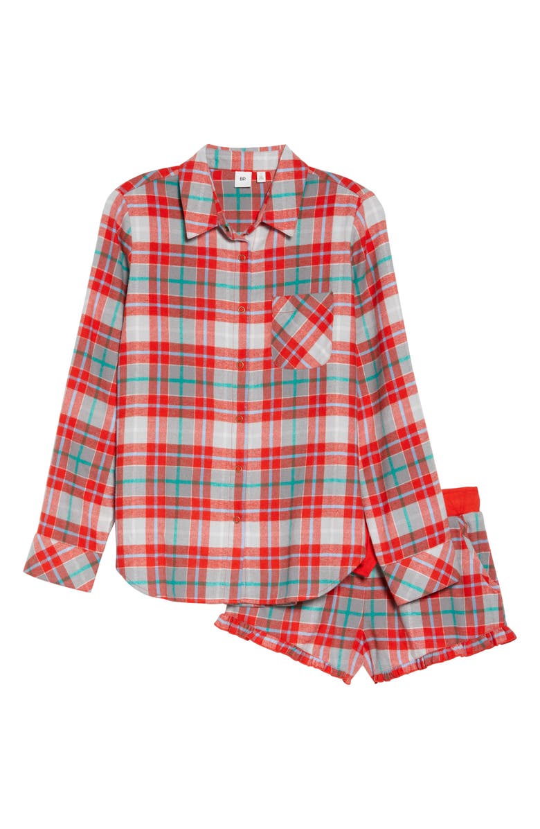 BP. Flannel Short Pajamas, Alternate, color,