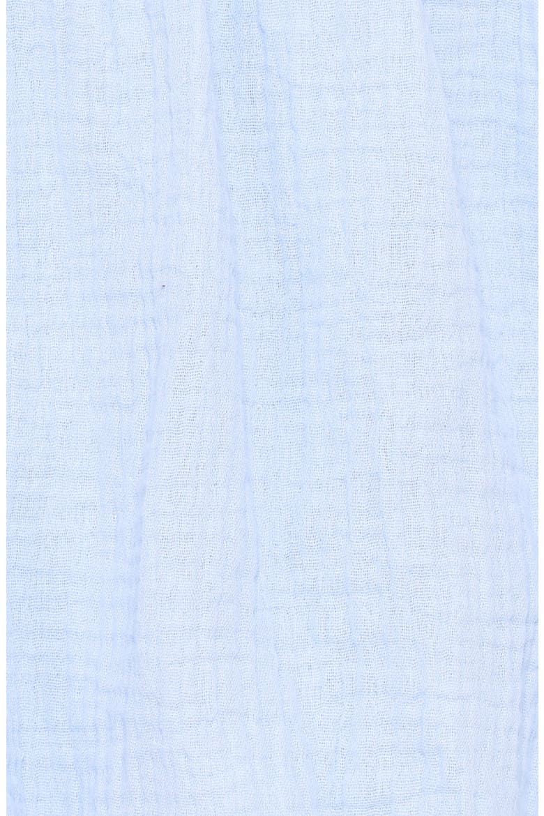 Olivia Cotton Strapless Top & Wide Leg Pants Set, Alternate, color, BABY BLUE