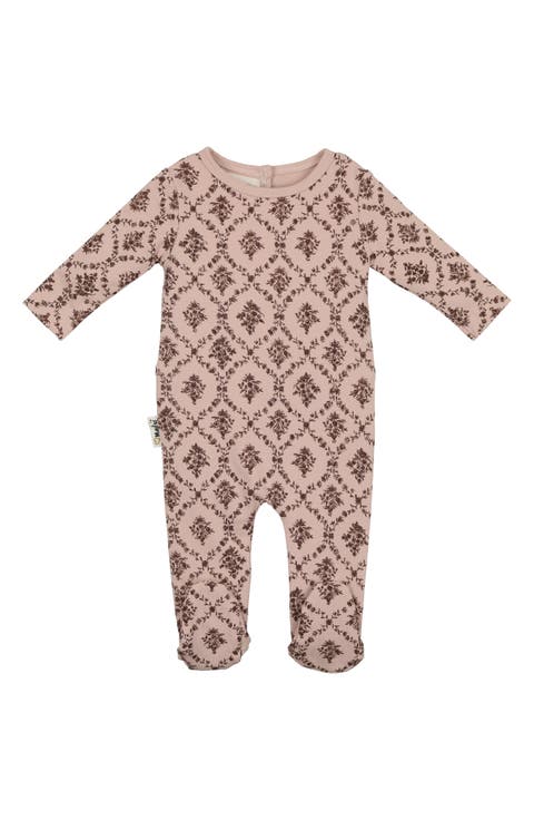 Victorian Print Footie (Baby)