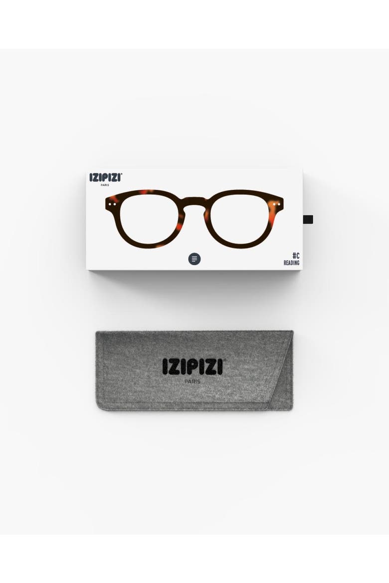 #C 49mm Square Reading Glasses, Alternate, color, Tortoise