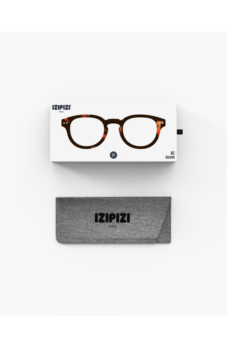 IZIPIZI #C 49mm Square Reading Glasses, Alternate, color, Tortoise
