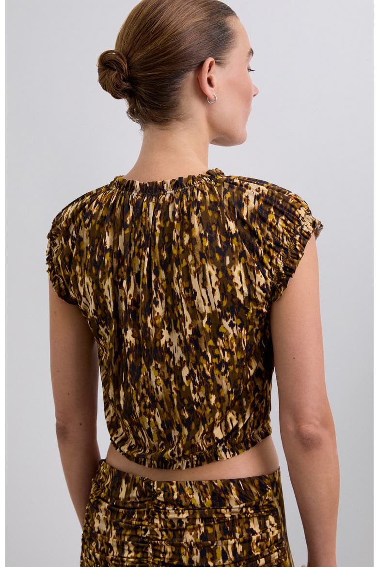 Fricafila Top, Alternate, color, Brownmustard