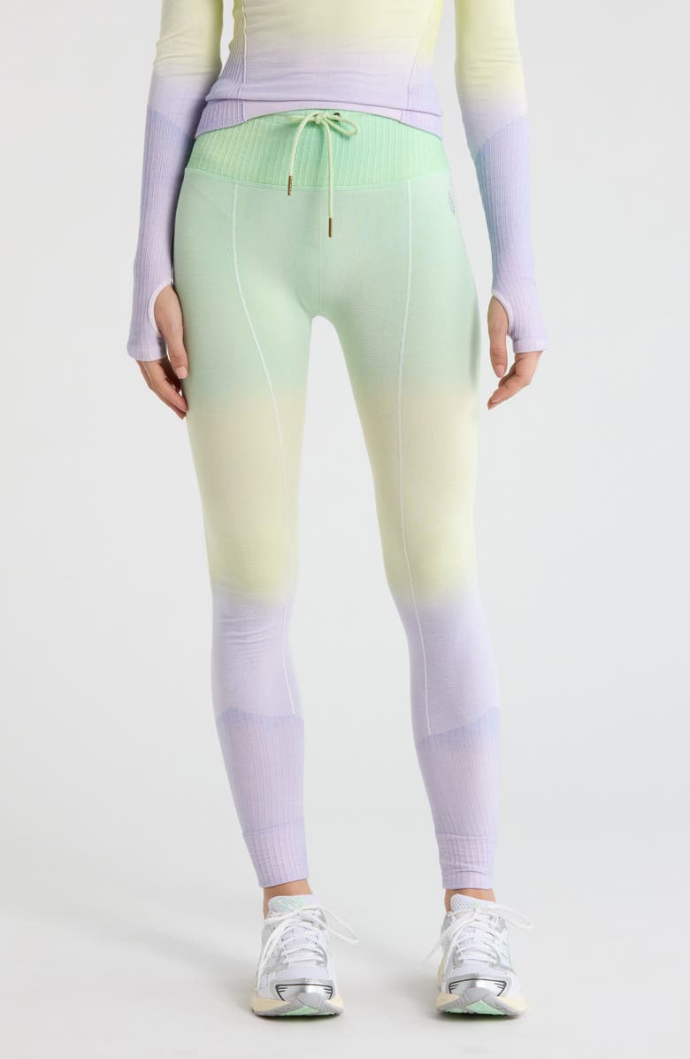 Free People FP Movement Take Flight Leggings, Main, color, Faded Neon Combo