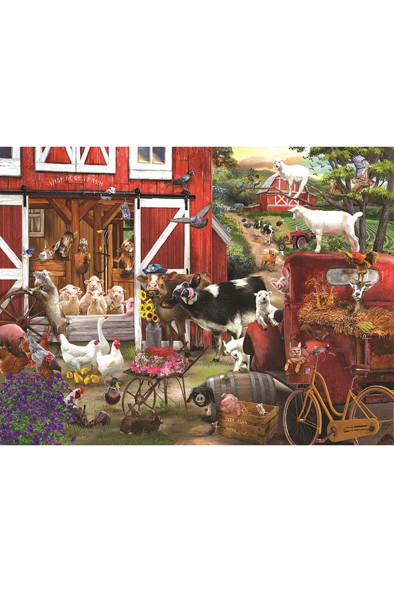 Wise Acres Farm 500 piece Jigsaw Puzzle for Adults, Alternate, color, Multicolor