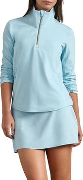 Rhone Course to Court Long Sleeve Quarter Zip Top