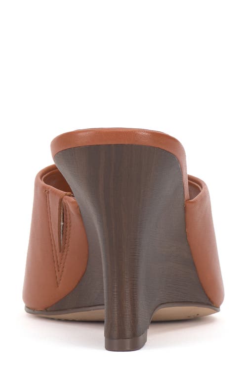 Vince Camuto Vilty Wedge Slide Sandal In Warm Caramel