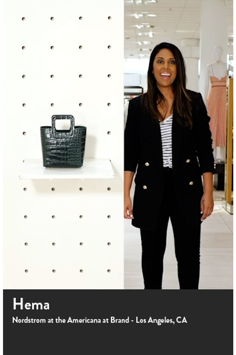 Mini Shirley Croc Embossed Leather Bag video