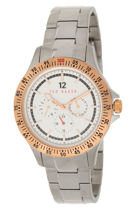 London Northn Two-Tone Bracelet Watch, 43mm