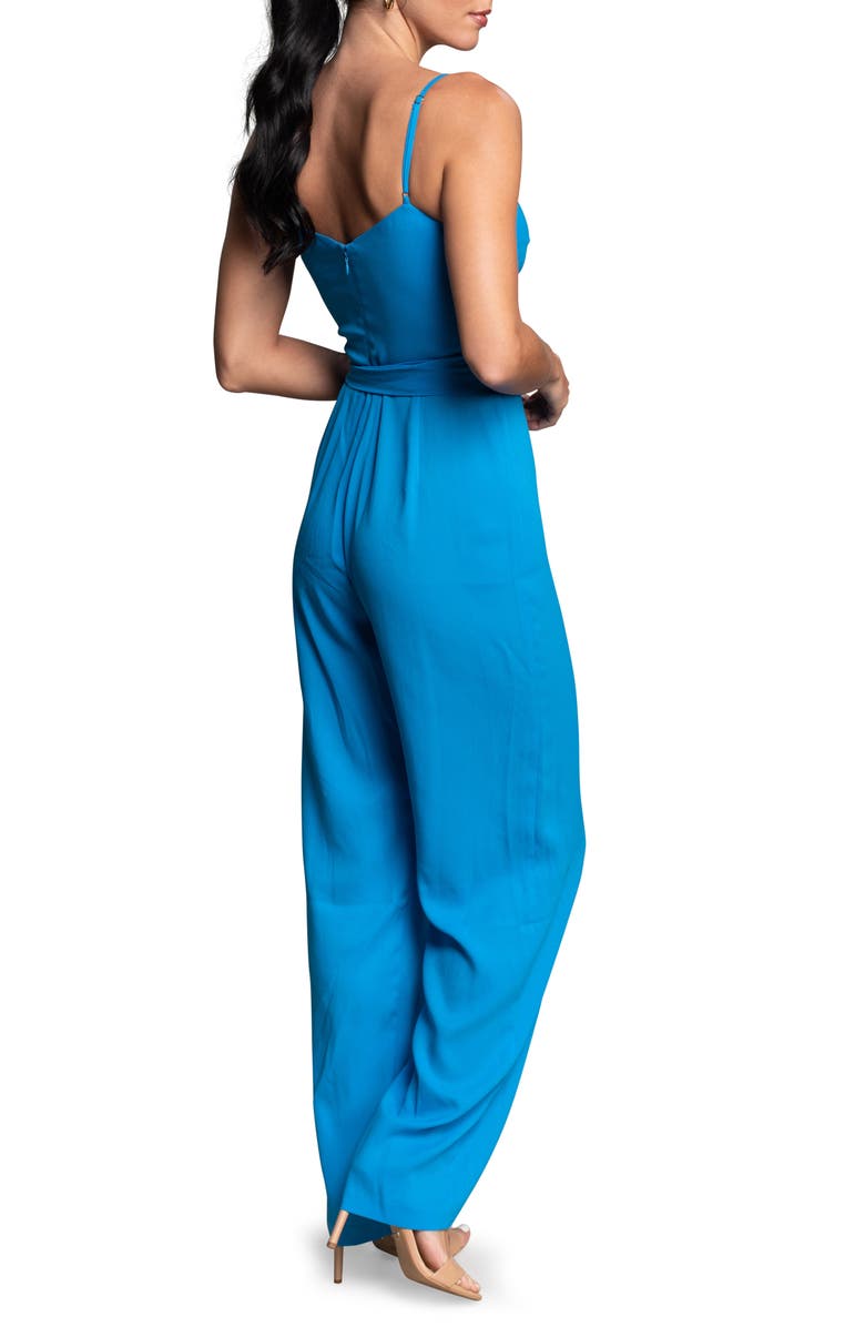 Dress the Population Stevie Jumpsuit, Alternate, color, China Blue