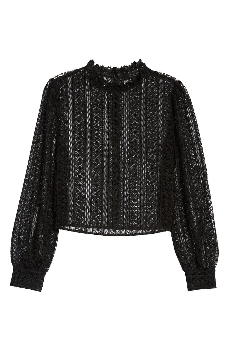 AllSaints Orla Broderie Top, Main, color, 