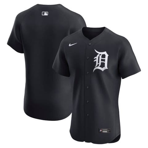 Men's Nike Navy Detroit Tigers Alternate 2 Elite Jersey