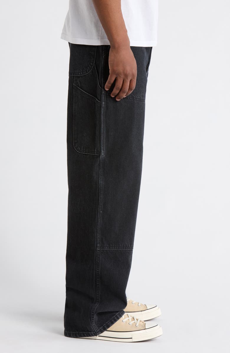 Brain Dead Wide Leg Jeans, Alternate, color, Washed Black