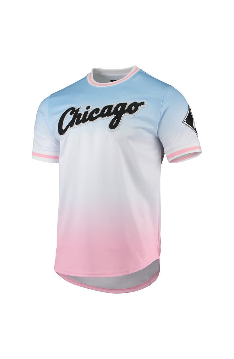 PRO STANDARD Men's Pro Standard Blue/Pink Chicago White Sox Ombre T-Shirt, Alternate, color, 