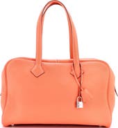 Pre-Owned Hermes Victoria II Bag Clemence 35