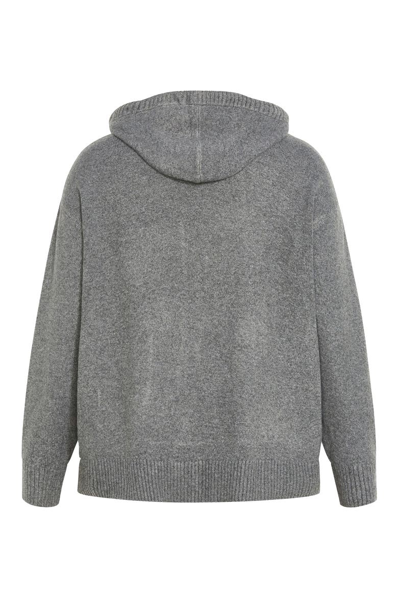 Ally Sweater Hoodie, Alternate, color, GREY