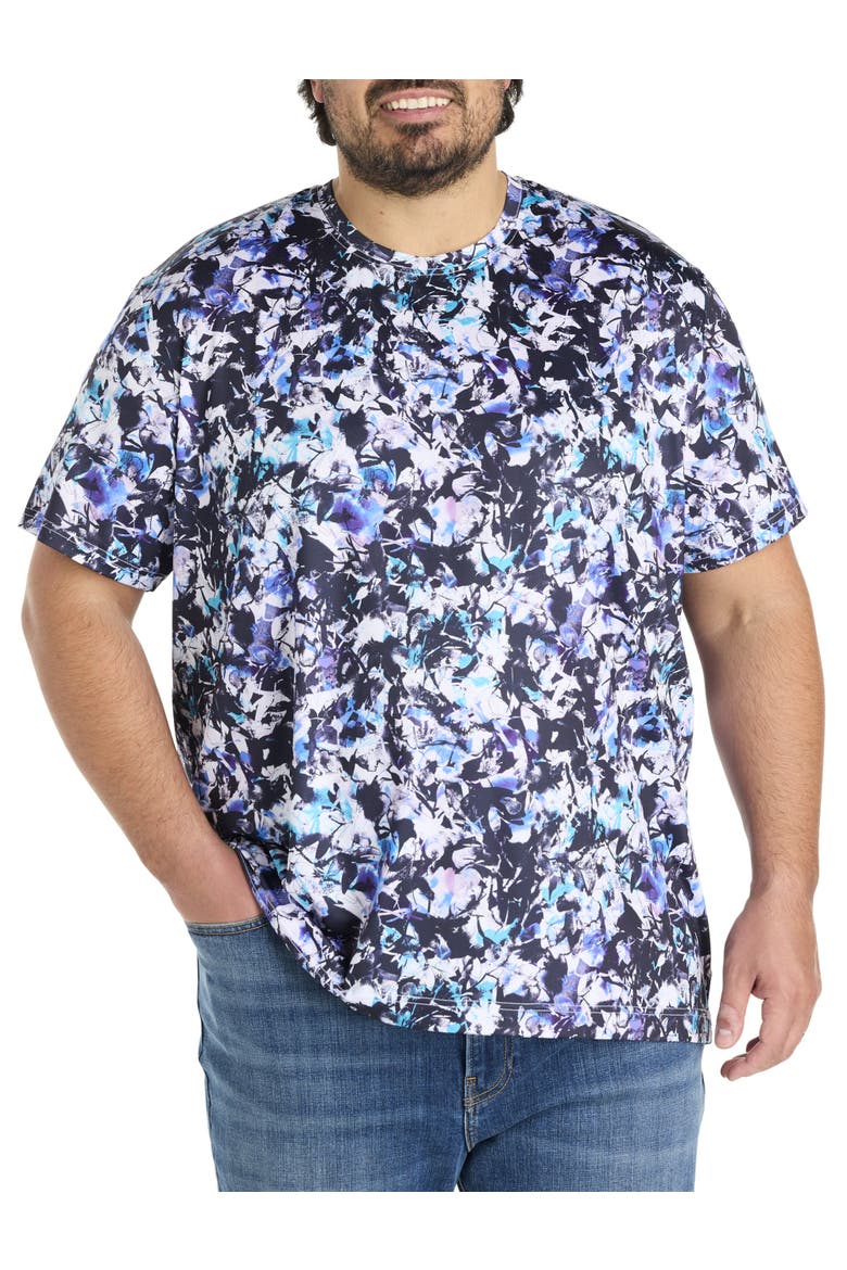 Big & Tall Layne Graphic Tee, Main, color, WATERCOLOR