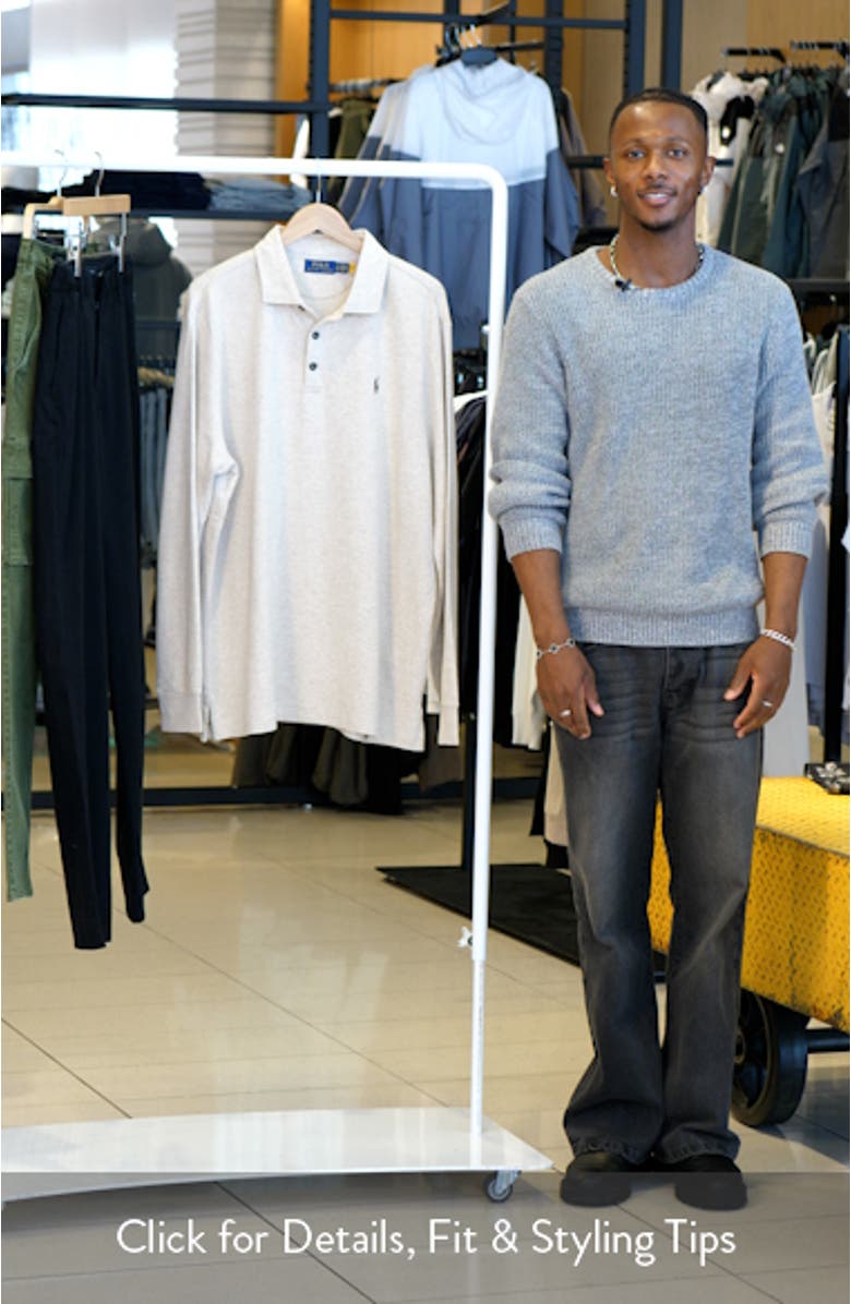 Luxury Jersey Long Sleeve Polo, sales video thumbnail