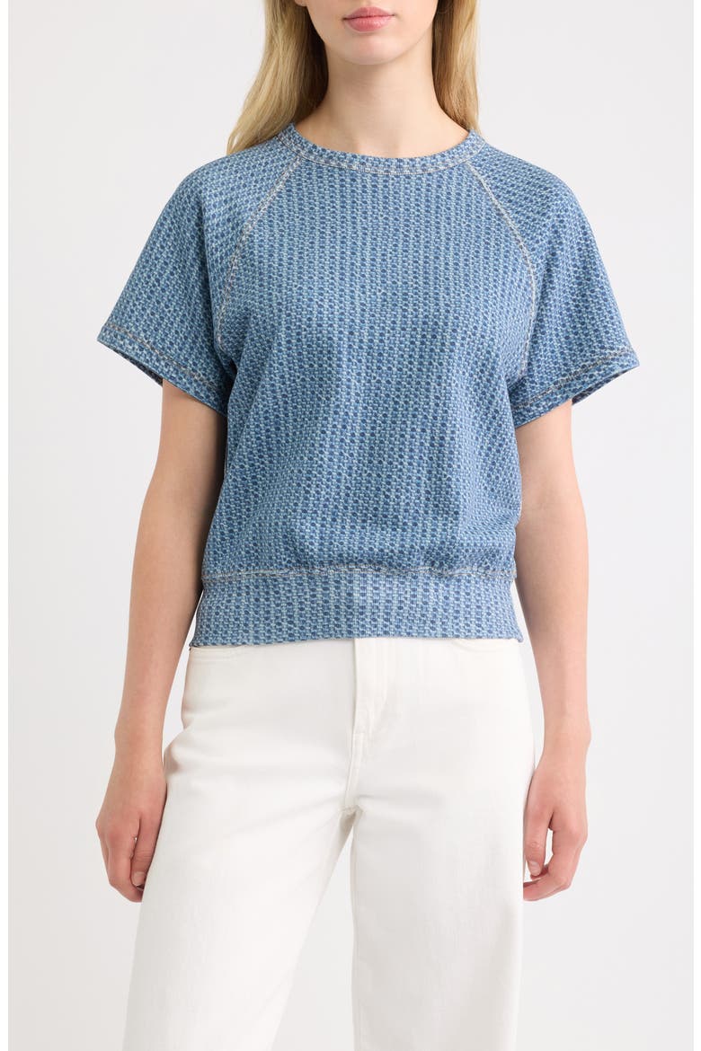 Miramar Terry Cloth Short Sleeve Sweatshirt, Main, color, INWAF
