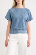 rag & bone Miramar Terry Cloth Short Sleeve Sweatshirt