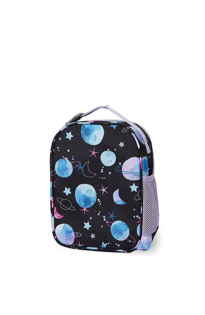 Lands' End Kids Insulated Soft Sided Lunch Box, Alternate, color, Watercolor Planets