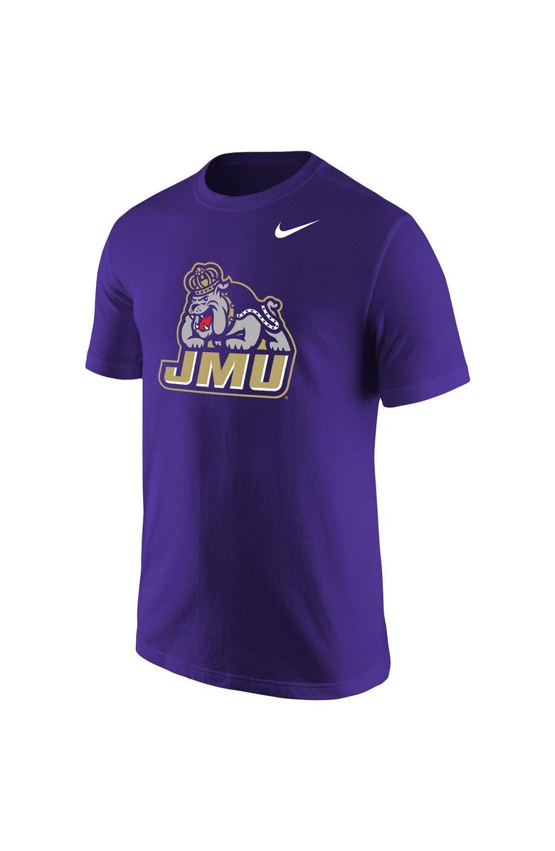 Nike Men's Nike Purple James Madison Dukes Big Logo T-Shirt, Alternate, color, 