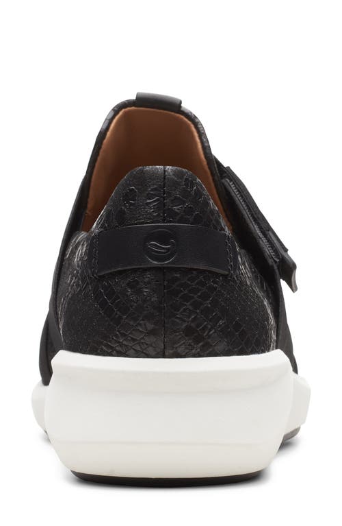 Clarks ® Un Rio Strap Sneaker In Black