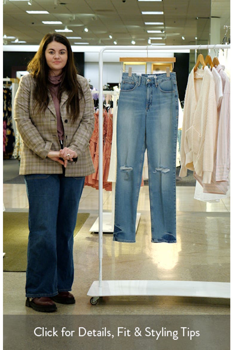 Good Icon Ripped High Waist Straight Leg Jeans video