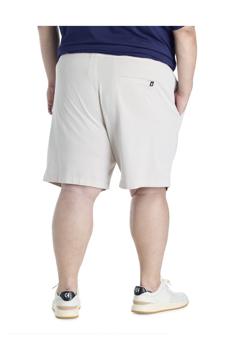 Psycho Bunny Big & Tall Willis Stretch Shorts, Alternate, color, Natural Linen