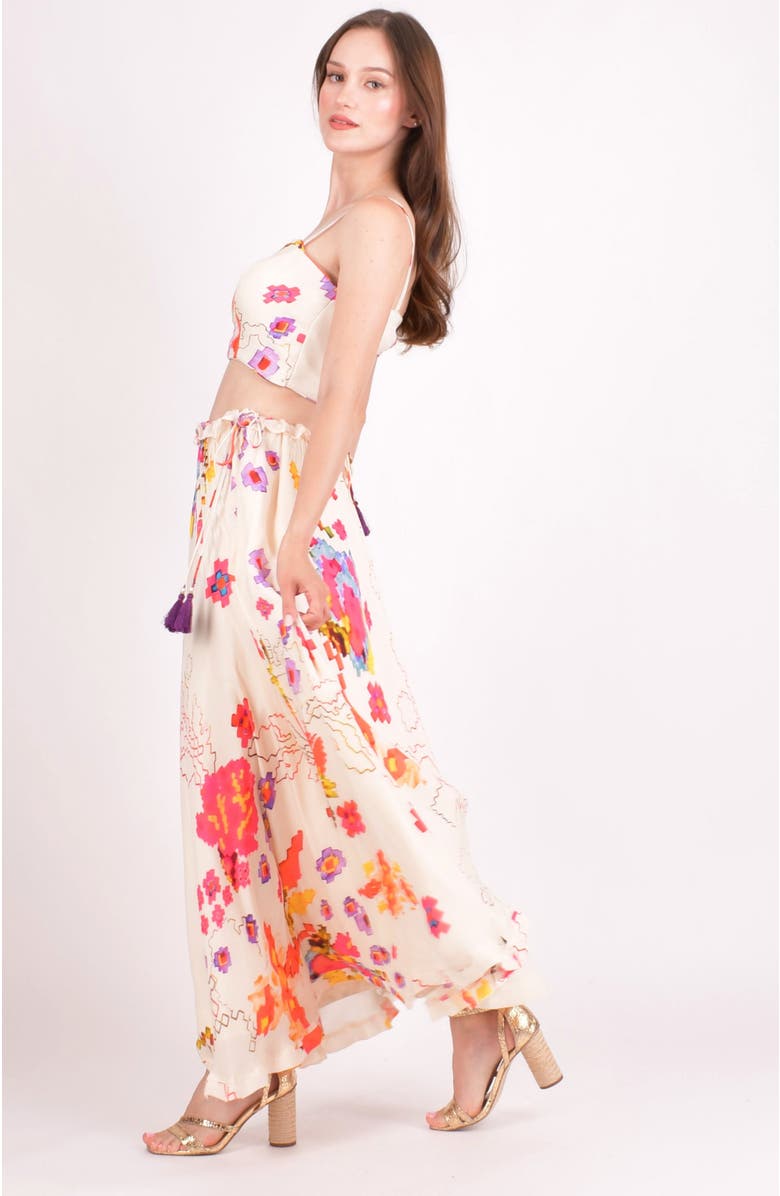 RAAS Zaria Floral Two-Piece Set, Alternate, color, White