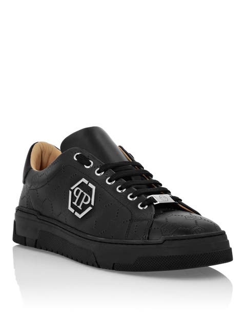 Low Top Leather Skeakers Matte Monogram Unisex