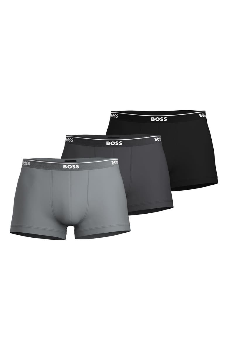 BOSS 3-Pack Trunks, Alternate, color, Open Grey
