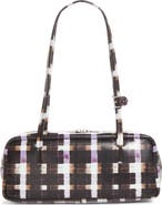 Stand Oil x Collina Strada Plaid Faux Leather Baguette Bag