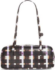 Stand Oil x Collina Strada Plaid Faux Leather Baguette Bag