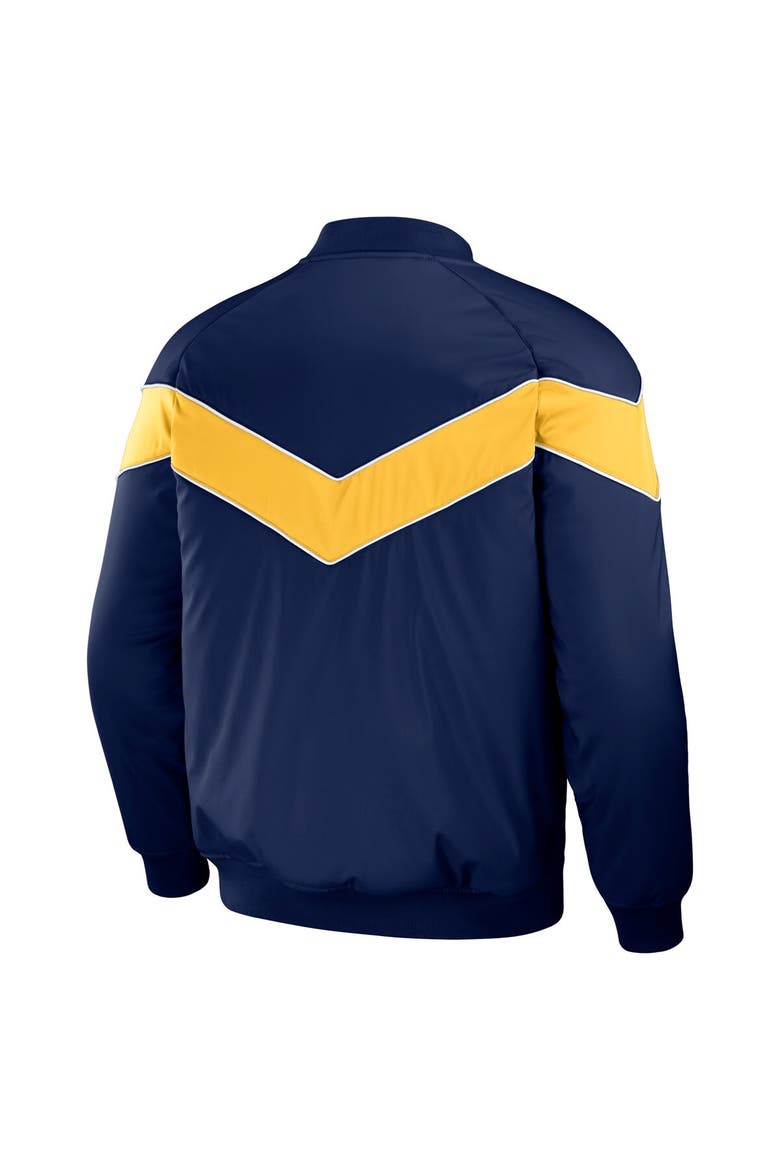 Men's Darius Rucker Collection by Fanatics Navy Milwaukee Brewers Baseball Raglan Full-Snap Jacket, Alternate, color, Navy