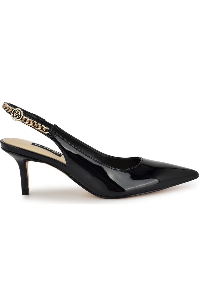 Nine West Annae Slingback Pointed Toe Pump, Alternate, color,