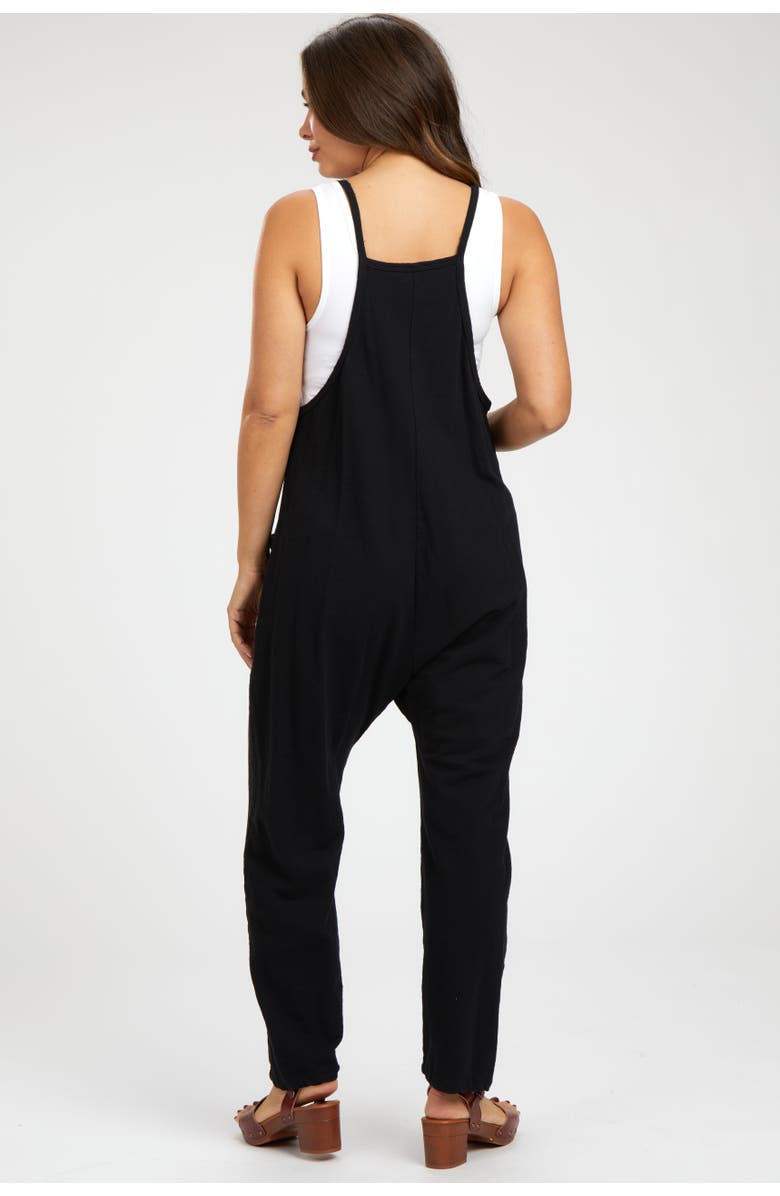 PinkBlush Knit Front Pocket Overall, Alternate, color, 