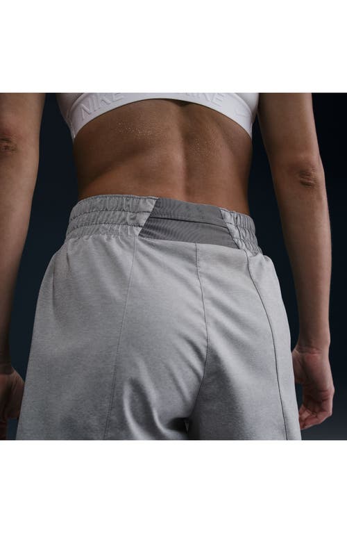 Nike One Dri-fit High-waisted 3-inch 2-in-1 Shorts In Gray