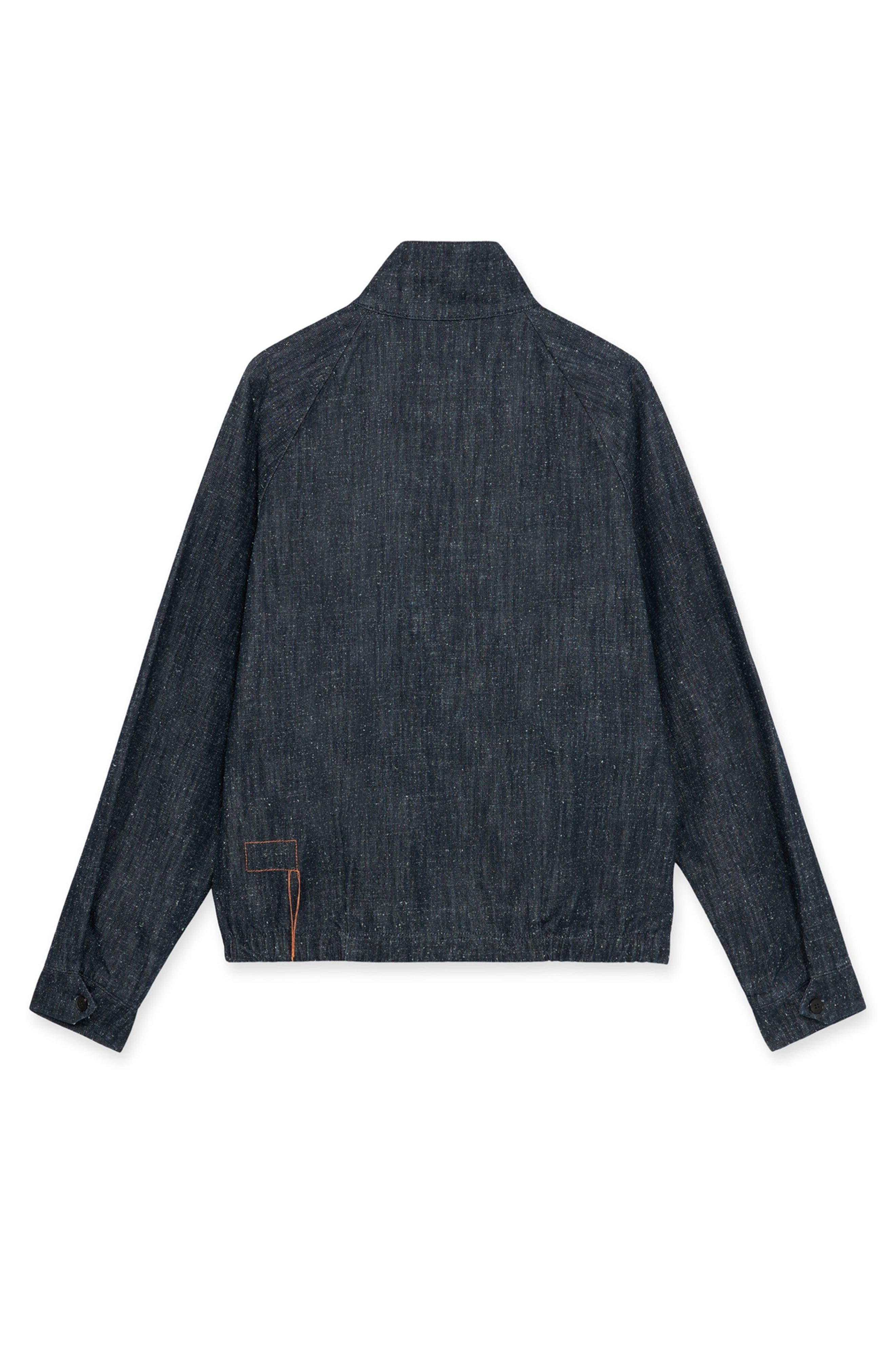 Carol Indigo Rinse Denim Zip-Up Jacket - image 2