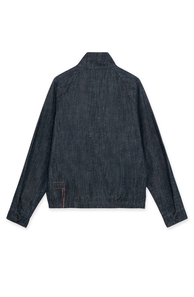 Fortela Carol Indigo Rinse Denim Zip-Up Jacket, Alternate, color, Blue