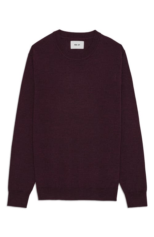 Nn07 Ted 6605 Wool Sweater In Burgundy