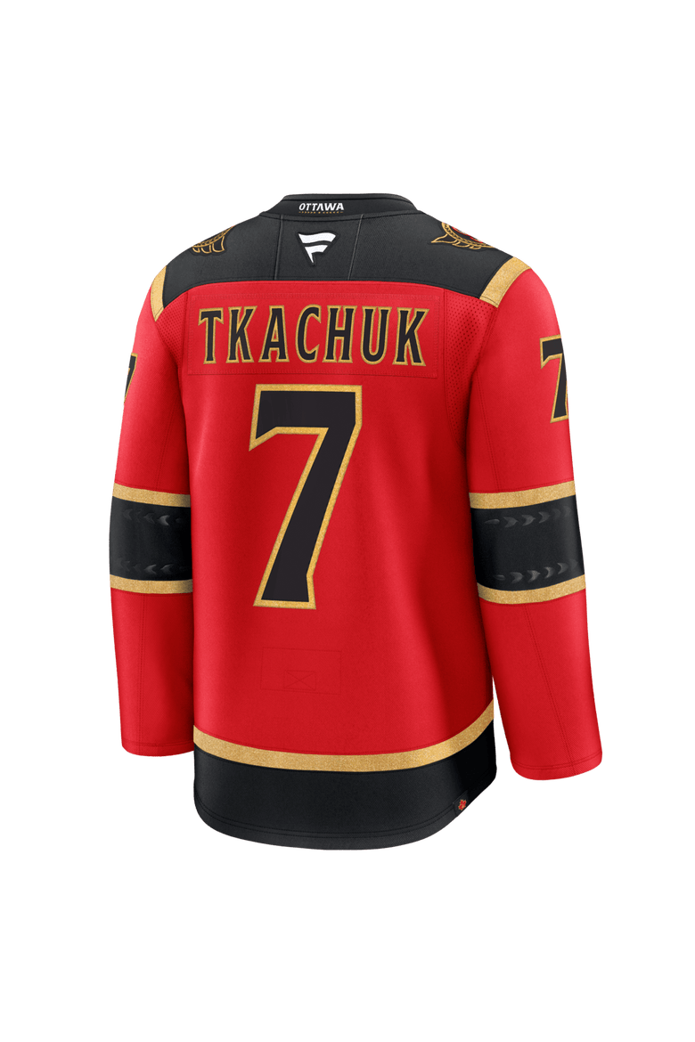 Men's Fanatics Brady Tkachuk Red Ottawa Senators Alternate Premium Jersey, Alternate, color, Red