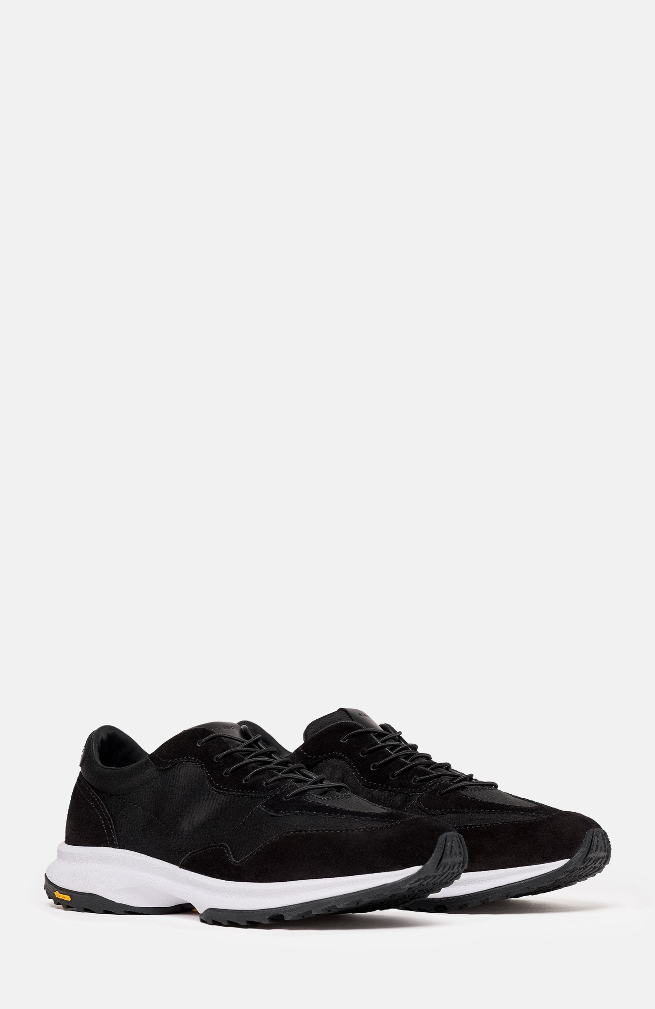 SCAROSSO Achille Sneakers, Main, color, Black - Fabric