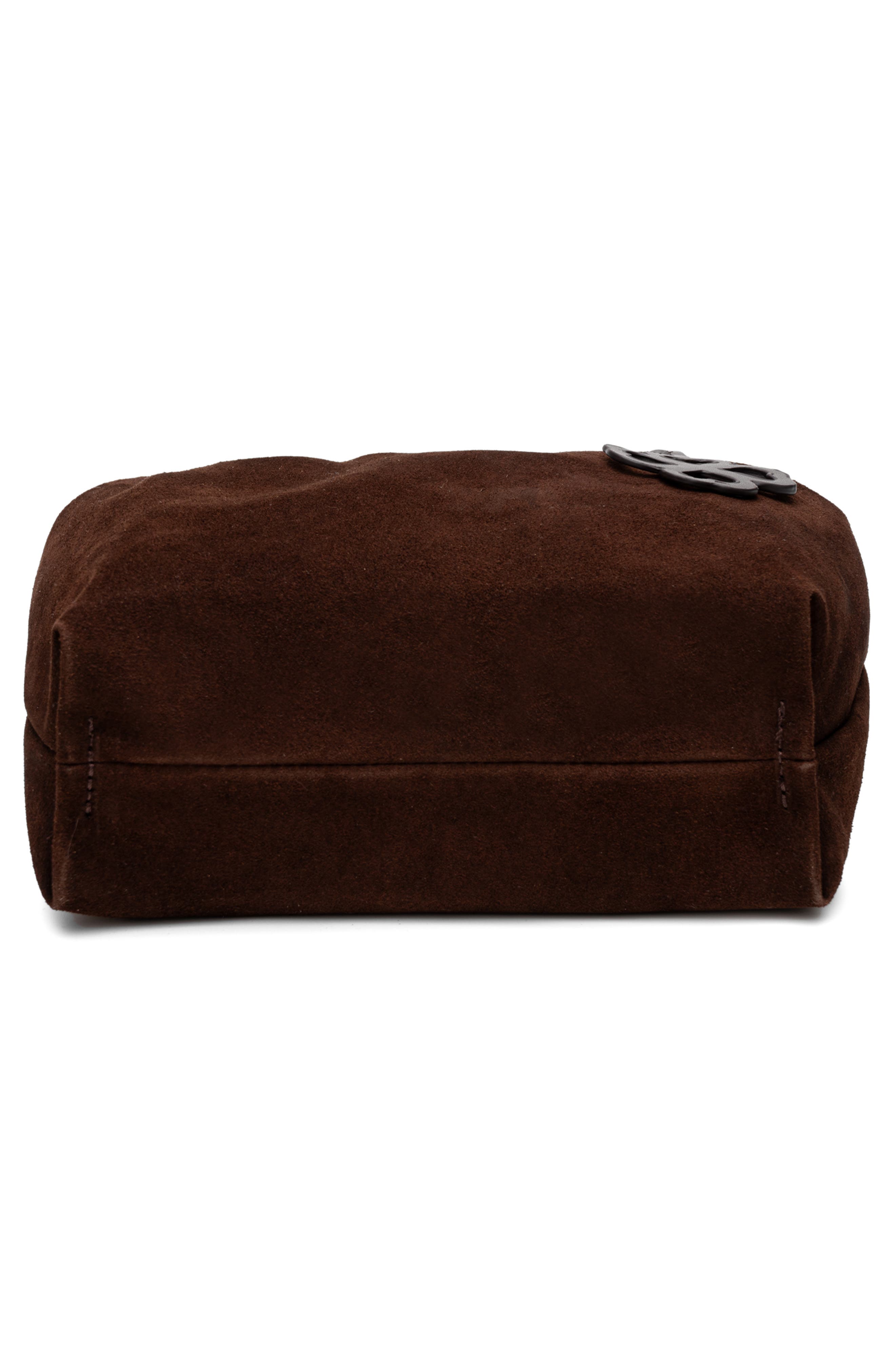 Vienna Suede Crossbody Bag, Alternate, color, CHOCOLATE