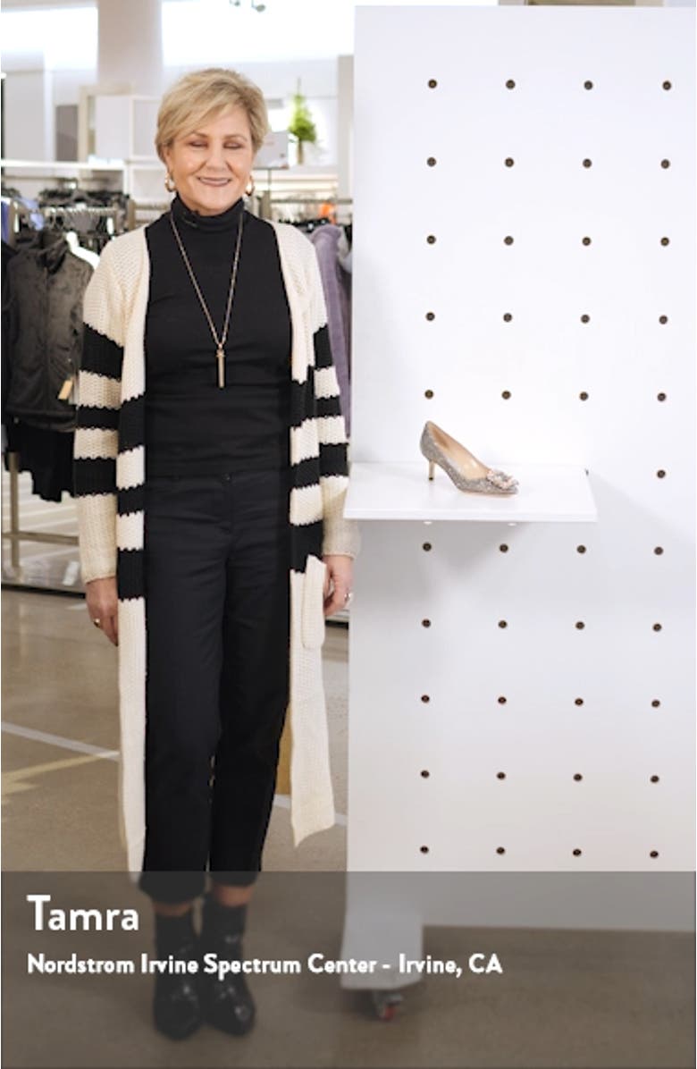 Hangisi Crystal Embellished Pointed Toe Pump, sales video thumbnail